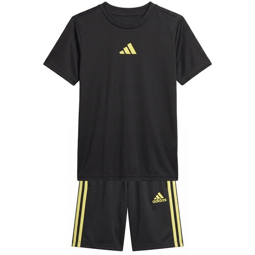 Adidas Train Essentials 3-Stripes Tee Set Kids Crna Cene
