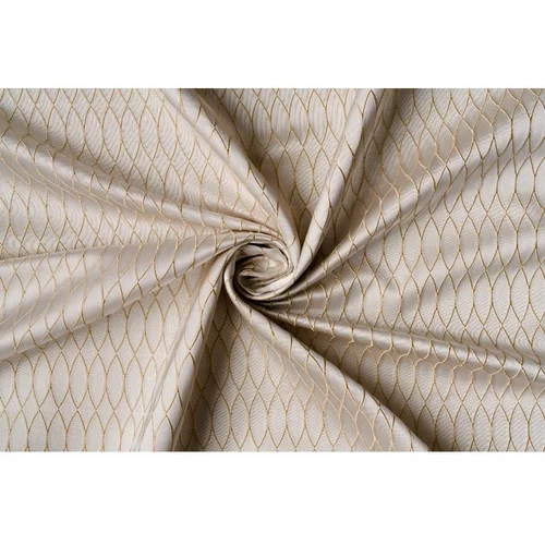 Mendola Fabrics Bež/zlata zavesa 140x260 cm Lionel –