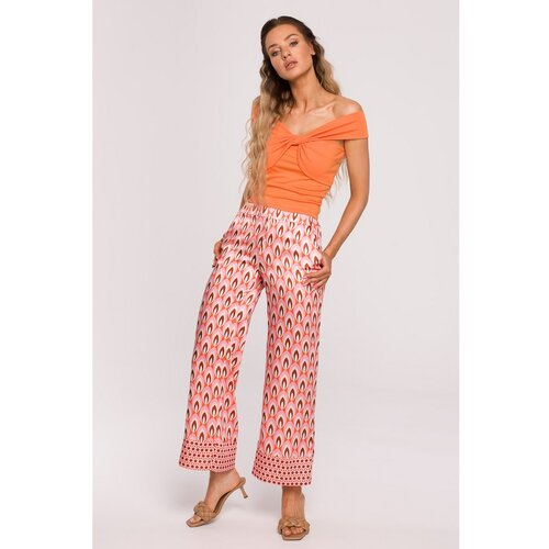 Made Of Emotion Woman's Trousers M677 Model 2 Cene