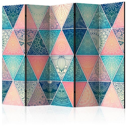 Artgeist Paravan Oriental Triangles I, 5-Delni, Dvostranski Cene
