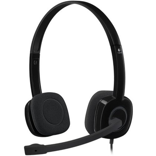 Logitech Stereo Headset H151 - EMEA - One Plug ( 981-000589 ) Cene