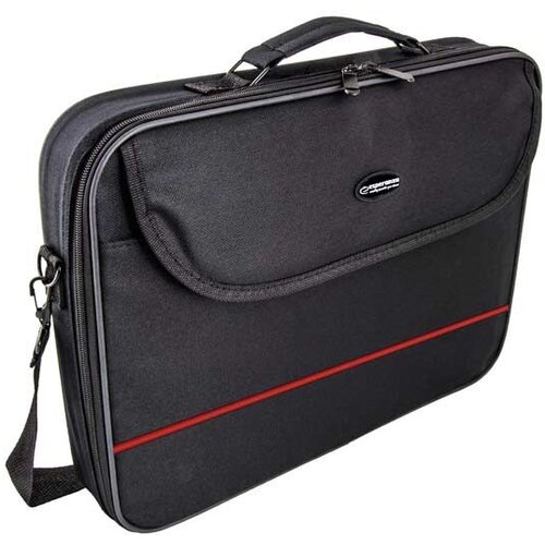 Esperanza Torba za notebook 15,6" CLASSIC, črna z rdečo črto, (20754372) Cene