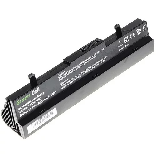 Green cell Baterija za Asus Eee PC 1001 / 1001H, črna, 6600 mAh