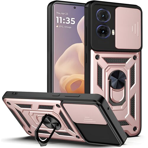 Techsuit Hibridni ovitek Armor Kickstand za Motorola Moto G85 - Roza Cene