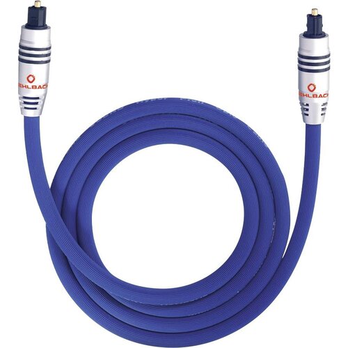 Oehlbach Toslink digitalni-avdio priključni kabel [1x Toslink-vtič (ODT) - 1x Toslink-vtič (ODT)] 2 m modra XXL® Series 80, (20431526) Cene