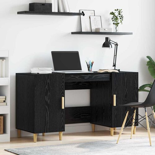  Stol Crni hrast Konstruirano drvo 140 x 50 x 75 cm Cijene