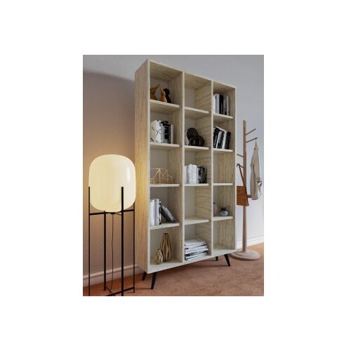 Hanah home Polica za knjige Zipa, 100x184x25 cm, smeđa Cijene