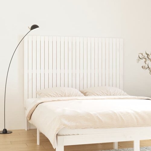 vidaXL Zidno uzglavlje bijelo 166x3x110 cm od masivne borovine Cijene