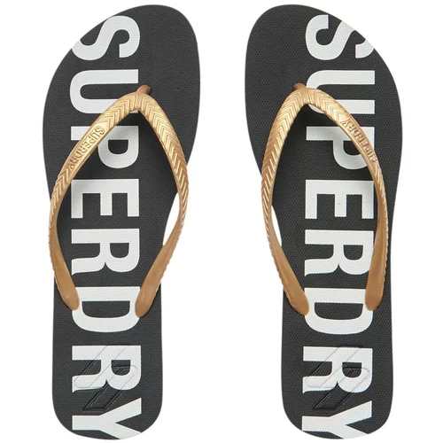 Superdry code essential flip flop gold