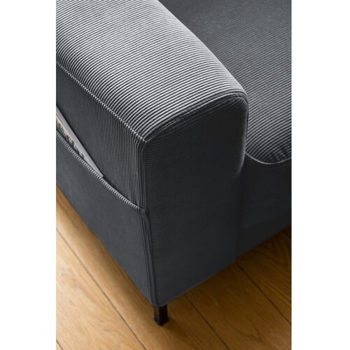 Miuform Tamno siva fotelja od samta Lofty Lilly &amp;ndash; Slike
