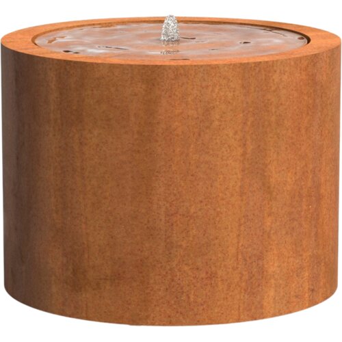 ADEZZ Okrogla vodna miza iz jekla Corten - 100 x 75 cm Cene