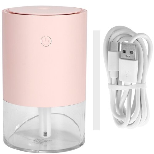 Venisymlis 350 Ml Usb Vlažilec Zraka Za Polnjenje Z Ambientalno Svetlobo - Tiho Namizje Za Uporabo Doma/Pisarne (Roza), (22060751) Cene