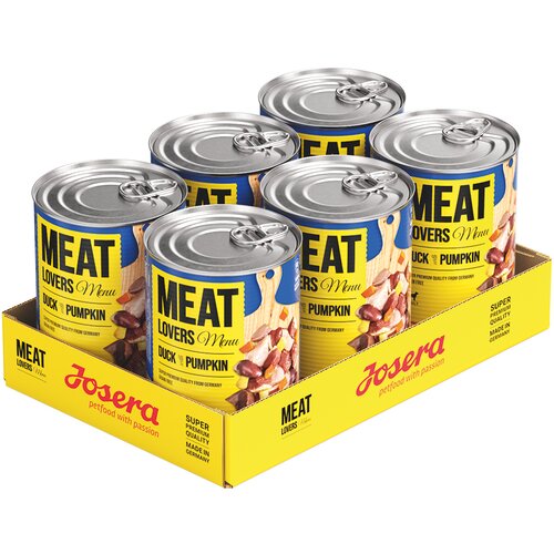  Varčno pakiranje Josera Meatlovers meni 12 x 400 g - Raca & buča Cijene