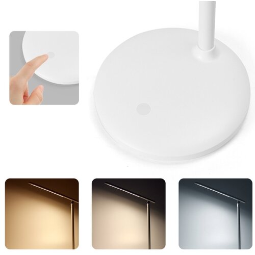 Aigostar prigu&amp;scaron;iva LED punjiva stona lampa sa dodirnim upravljanjem 3W/5V 1800 mAh Slike