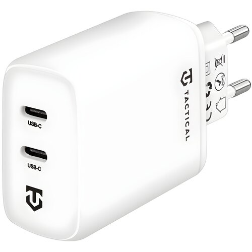 TACTICAL omrežna polnilnica 2x USB-C - 40W - Bela Cene