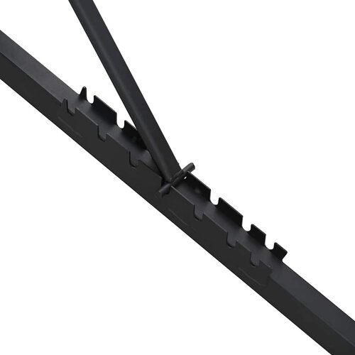  Klupa za težine Crna 131 x 41 x 110 cm Čelik s prahom premazan Slike