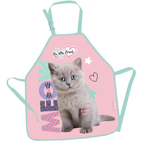 Unipap My Little Friend Fluffy Kitty slikarski pregač s mačkom Cene