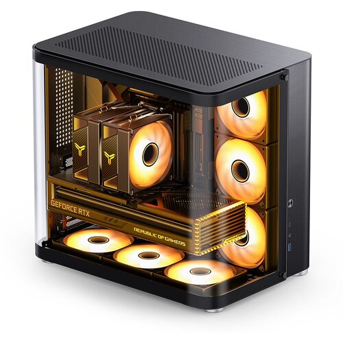 Jonsbo TK-2 2.0 Midi-Tower, Tempered Glass - black Cijene