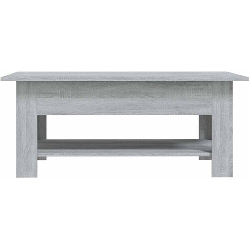  Stolić za kavu boja hrasta 102x55x42 cm konstruirano drvo Siva 102 x 55 x 42 cm Slike