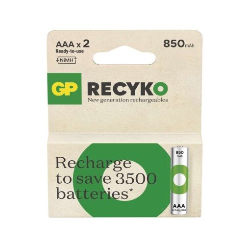  Polnilna baterija GP ReCyko 850 mAh HR03 (AAA) 2kos 2/1 Cene