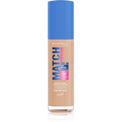 Rimmel London Match Perfection tekoči puder SPF 20 odtenek 203N True Beige 30 ml Cene