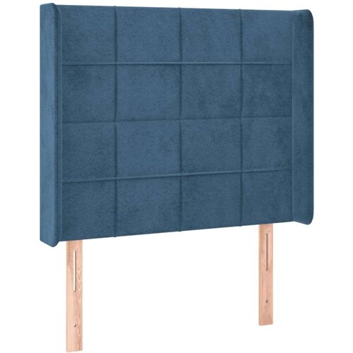  Uzglavlje tamnoplavo 103x16x118/128 cm bar&amp;scaron;unasto Slike