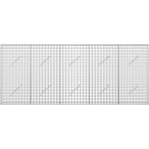  Gabion s 5 mm žicom i mrežom 5x5 cm 250x10x100 cm Slike