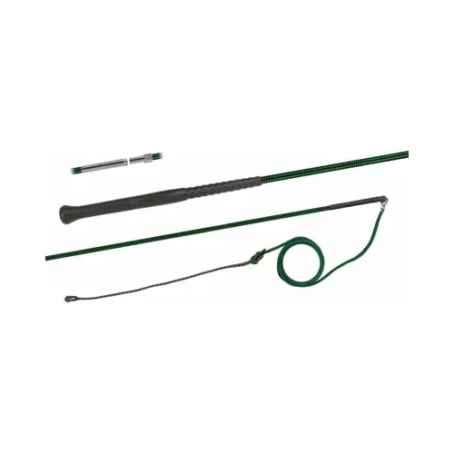 FLECK ERGO lonžirni bič, deljiv 180 cm - Temno zelena