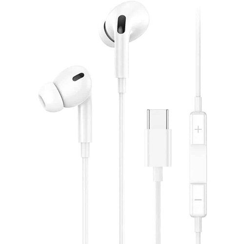 Usams STEREO SLU&amp;Scaron;ALKE EP-41 USB-C WHITE CASE AUDIO ZA TELEFONE, (21968871) Slike