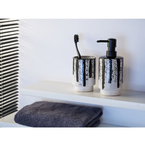 Wenko Crno-bijeli keramički dozator sapuna 340 ml Subiza &amp;ndash; Slike