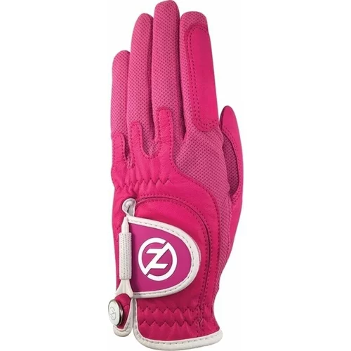 Zero Friction Cabretta Elite Ladies Golf Glove Left Hand Pink One Size