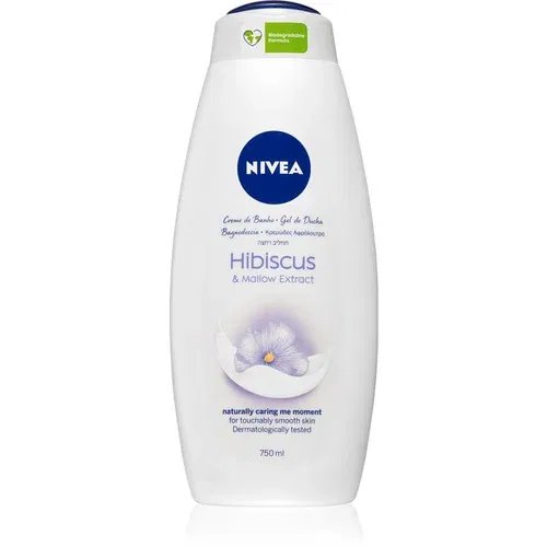 Nivea Hibiscus & Mallow Extract kremasti gel za tuširanje maxi 750 ml