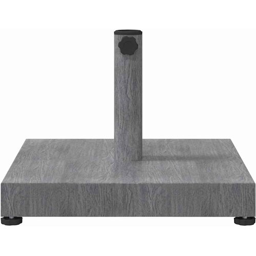  Baza za suncobran Tamno siva drvenasta 45 x 45 x 31,5 cm Slike