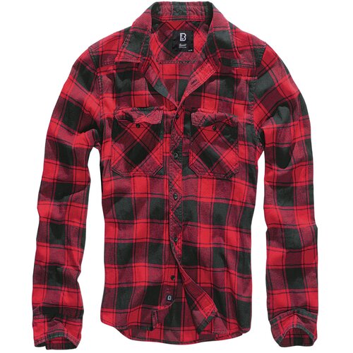 Brandit Plaid shirt red/black Slike