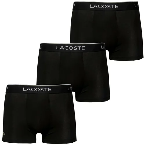 Lacoste 3-Pack Casual Cotton Stretch Boxers Black