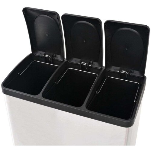  Koš za ločevanje odpadkov nerjaveče jeklo 54 L Cene