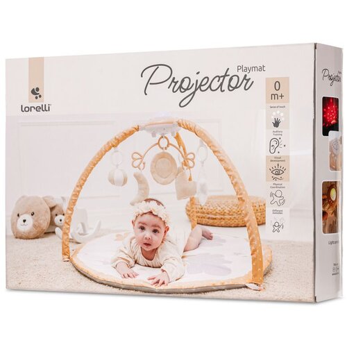 Lorelli interaktivna podloga za bebe Projector Rainbow 83x83cm Slike