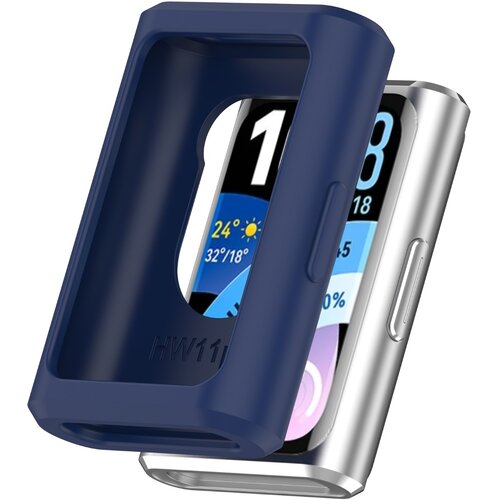 INF Silikonski za&scaron;čitni ovitek združljiv z Huawei Band 11 Pro - mehak, prijazen do kože, odporen proti udarcem in praskam Modra, (5000264414) Cene