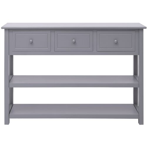 Maison Chic Komoda - Predalnik siva 108x30x76 cm trden les pavlovnije, (21718030) Cene