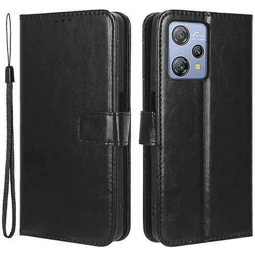 INORCO Ovitek denarnica za Blackview A53/A53 Pro PU usnjeni ovitek za telefon s teksturo Crazy Horse s stojalom, (22035770) Slike