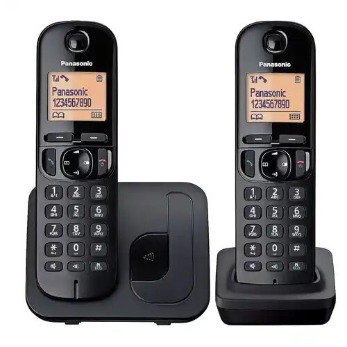 Panasonic Bežični telefon KX-TGC 212 FXB Crni - duo Slike