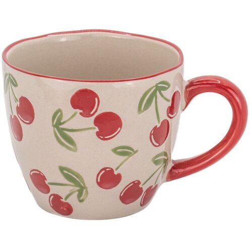 Sass &amp;amp; Belle Bež keramička &amp;scaron;alica 250 ml Cherries &amp;ndash; Slike