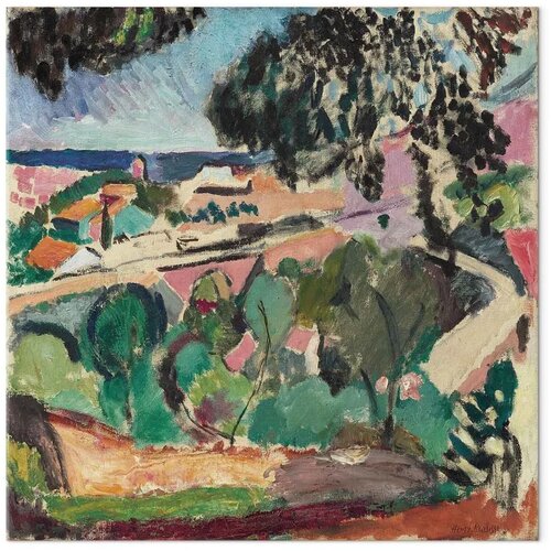  Slika - Henri Matisse &amp;ndash; Landscape at Collioure 60x60 Standard Slike