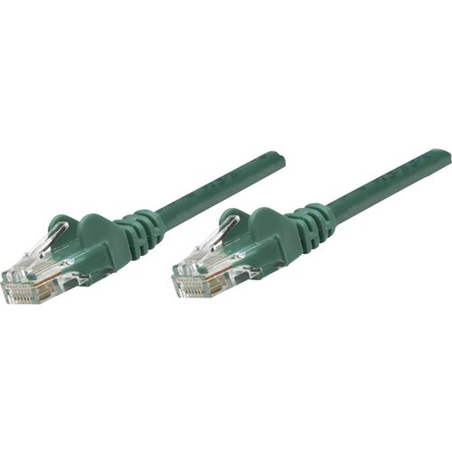 Intellinet 342490 RJ45 omrežni kabel\, Patch kabel CAT 6 U/UTP 2.00 m zelena 1 kos, (20530676) Slike