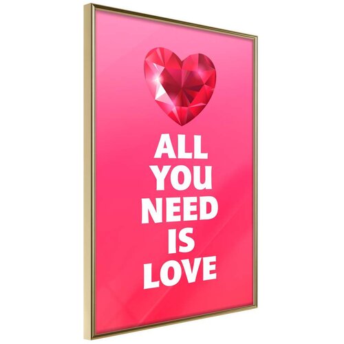  Poster - Ruby Heart 20x30 Slike