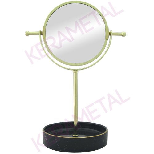 Kerametal Kozmetičko ogledalo STONO KGBM-22 Black marble Cene
