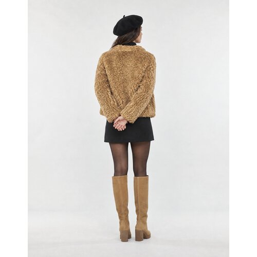 Vero Moda VMFRANCES SHORT TEDDY Bež Slike