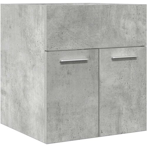 Maison Chic Kopalniška omarica za umivalnik - Umivalniška omarica Betonsko siva 41x38,5x46 cm, (21758952) Cene