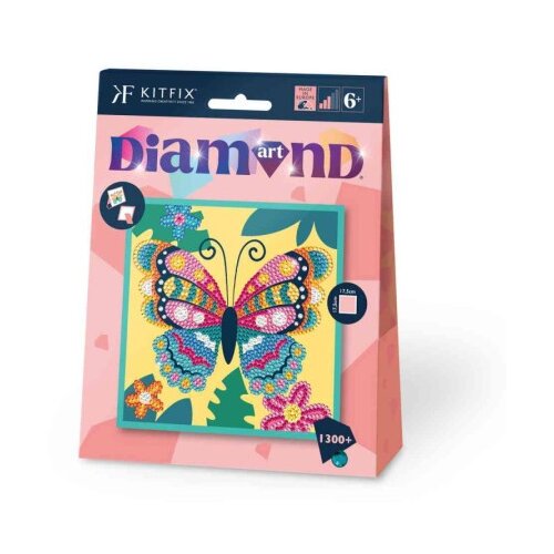 Polstrad Kitfix Junior diamond art set betty the betterfly ( KFFP2527 ) Cene