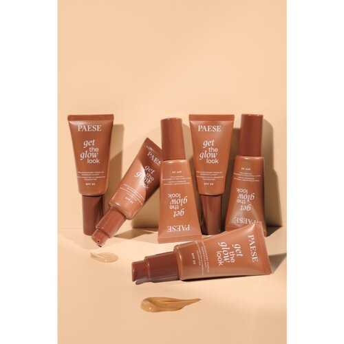 Paese Get The Glow Look Illuminating Foundation lahki tekoči puder s posvetlitvenim učinkom SPF 20 odtenek 3N Warm Beige 30 ml Cene